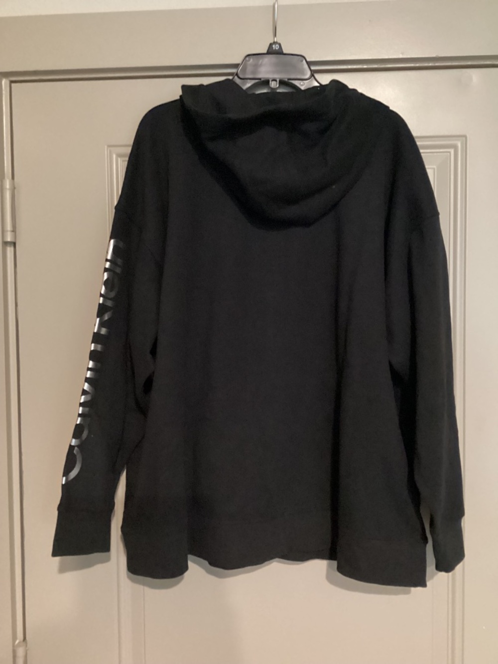 Women's Calvin Klein Performance 3X Black Full Zip Logo Hoodie Sweatshirt - Picture 2 of 9